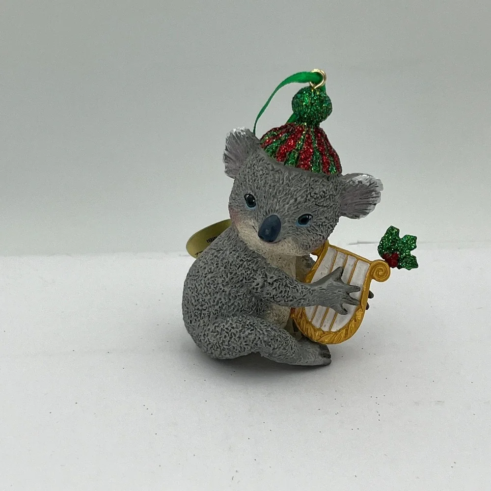 Danbury Mint Koala Ornament Baby Animal Collection Grey Harp Holiday Decor